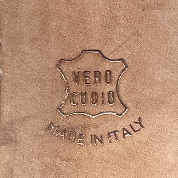 Salvatore Ferragamo Women’s Brown Leather Tassel Design Heeled Loafers Size 8.5 - Picture 9 of 9